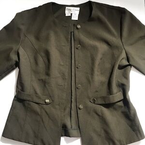 Betty Lauren Women's Olive Blazer